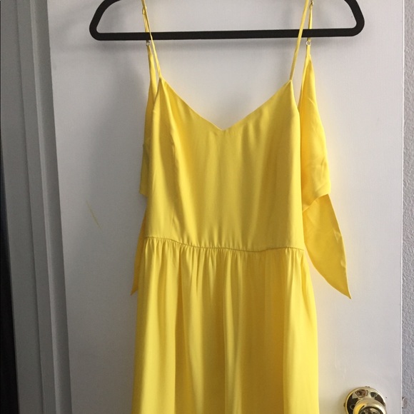 PARKER NWT Yellow Thin Strapped Sundress - Picture 2 of 8